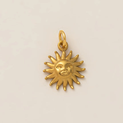 1Pc Stainless Steel Star Sun Moon Series DIY Pendant, Plated with 18K Gold for Color Preserving, Women's Jewelry Gift