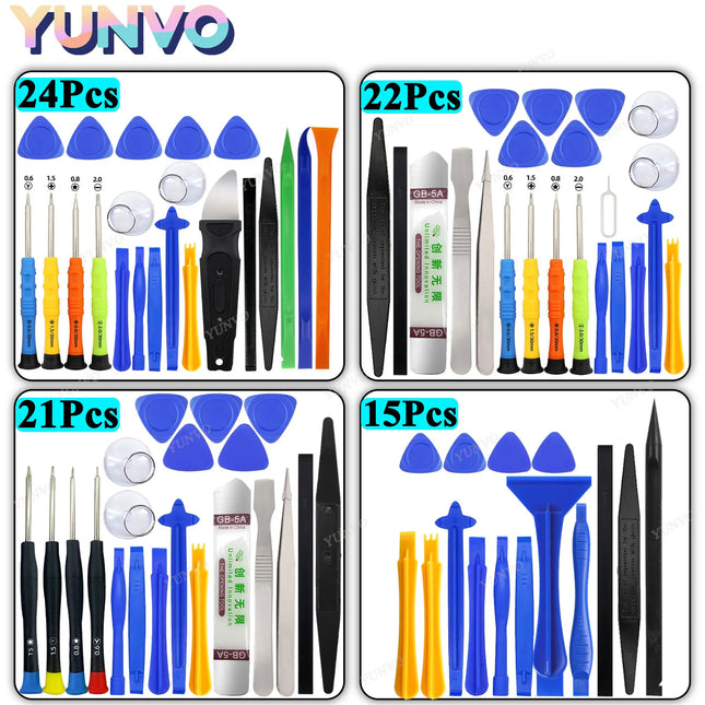 Mobile Phone Disassembly Repair Tools for Apple Android Set Opening Screwdriver Combination Skid Multi Function Disassembly Kit