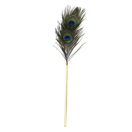 Peacock Feather With Detachable Golden Stick Flirt Spanking Erotic Cosplay Adult Games Whip Sex Toy For Women Exotic Accessories