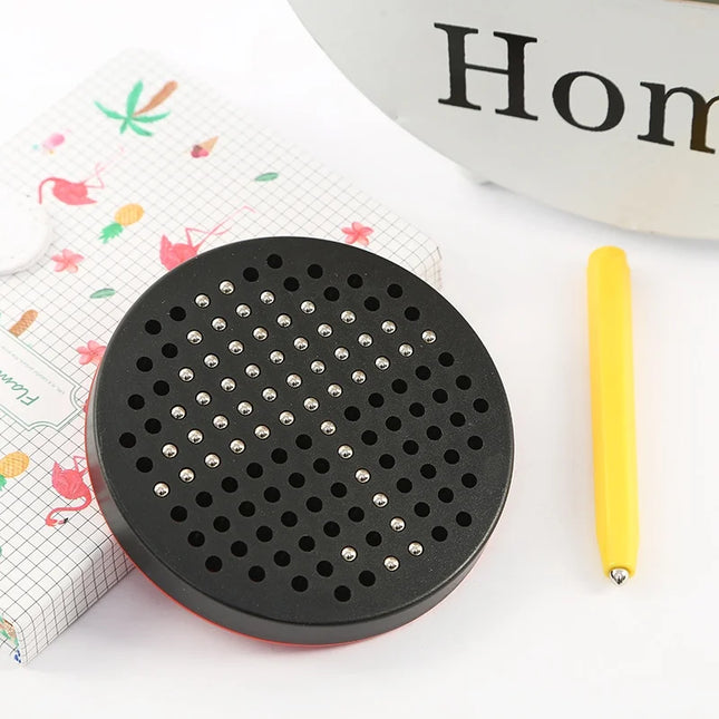 Kids Magnetic Drawing Board Ball Sketch Pad Tablet With Pen Montessori Educational Toys For Children Trip Activities Magnet Toy