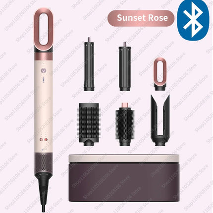 7 in 1 Multi Hair Dryer StylerHS09 Auto-Curling Barrel Hot AirBrush Soft Straightening BrushNegative Ion Fast Dry NozzleGift Box