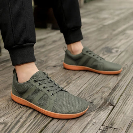 Minimalist Barefoot Shoes Male Lightweight Breathable Zero Soles Wide Toe Men's Running Shoes Outdoor Casual Walking Shoes