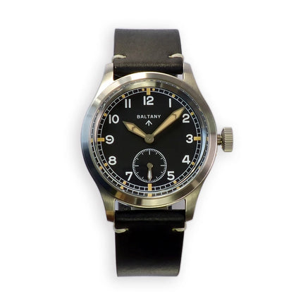 Baltany Men's D12 Quartz Watch VD78 Movement Field Watch S2032 20Bar Sapphire Crystal Stainless Steel Minitary Wristwatch Men