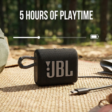 JBL Go 3 Mini Portable Wireless Bluetooth Speaker IP67 Waterproof Sports Deep Bass Sound Outdoor Camping Beach Party Subwoofer