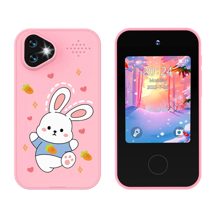 Kids Smart Phone Toy Dual Camera 1080P HD Educational Game Music Player Safe Mode Early Learning Toy Birthday Gift For Boys Girl