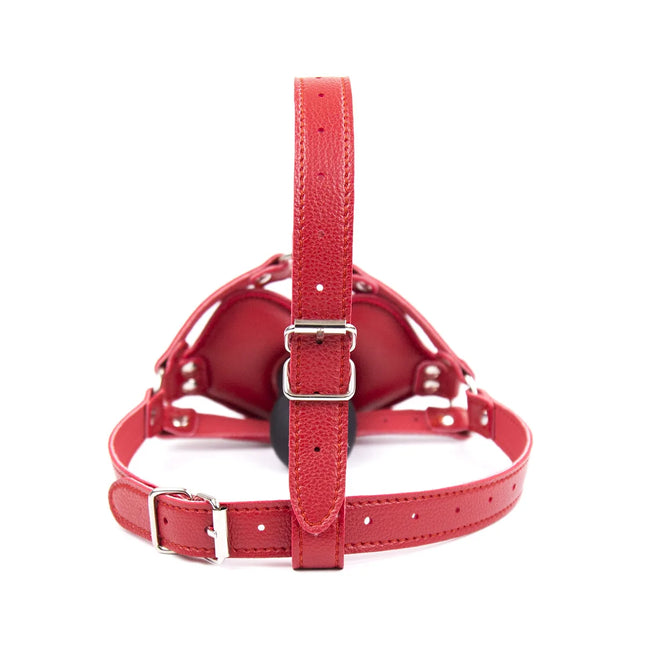 Silicone Dildo Ball Gag PU Leather Harness BDSM Bondage Restraints Sexy Adult Sex Toys for Women Men Couples Roleplay Slave Gear