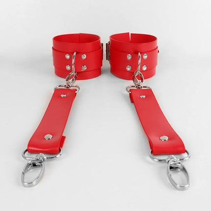 Handcuffs Sex Toys PU Leather Body Harness Cuffs Bondage Straps BDSM Kit Erotic Adult Sex Toys For Couples Party Sexy Accessorie