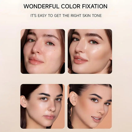 O'CHEAL Temperature Changing Foundation Stick Facial Coverage Blemishes Pores Double-Headed Face Matte Makeup Foundation Cream