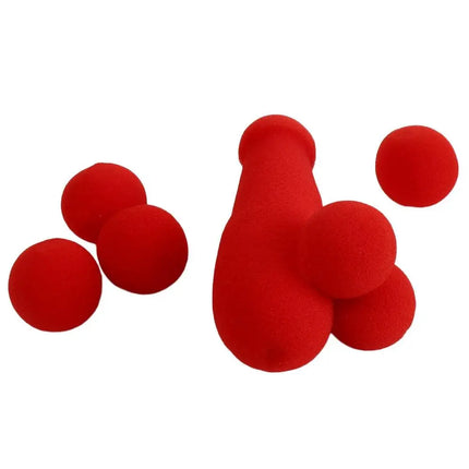 Red Sponge Balls Magic Trick Sponge Magic Prop Funny Gadgets Small Sponge Brother Performing Gimmick Magic Red Sponge
