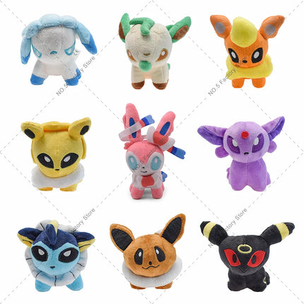 32 Style Eevee Plush Toy Pokemon Eeveelution Umbreon Vaporeon Jolteon Flareon Espeon Leafeon Cartoon Stuffed Animal Doll Peluche