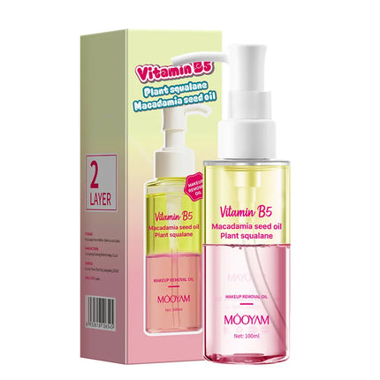 Vitamin B5 Cleansing Oil,Makeup Remover Oil,Gentle Pore Cleanser,Stubborn Makeup Remover,Natural Deep Cleansing Oil for all Skin