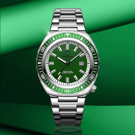PAAZOMU Luxury Business Men Watch Date Week Waterproof Luminous Man Wristwatch Sport Stainless Steel Quartz Men's Watches Reloj