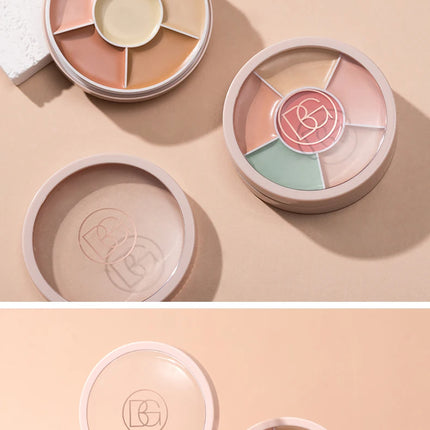 6 in1 Professional Full Coverage Concealer Flawlessly Covers Dark Circles Wrinkles Pore Silky Texture Concealer Hides Dark Spots