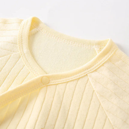 Long Sleeve Baby Onesies 2025 Baby Clothes Summer Leg-Wrapping Onesies Soft Boys Romper Cartoon Newborn Bodysuit 0-9Month