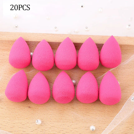 10Pcs Mini Makeup Sponge Water Drop Shape Makeup Soft Foundation puff Concealer Flawless Mixed cosmetic makeup sponge
