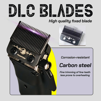 Professional Hair Clipper DKBAG 7500RPM External Rotor Brushless Motor Barber DLC Echo Blade Base Charger Hair Trimmer for Man