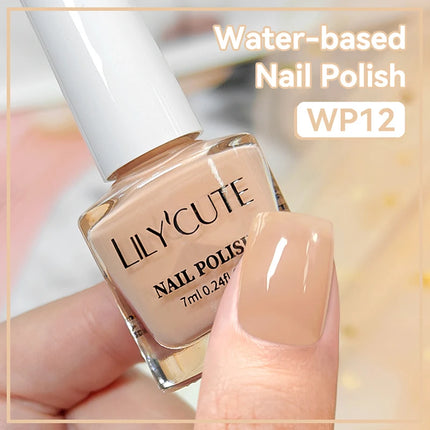 LILYCUTE 7ml Matte Nail Polish Velvet Effect Pearl Shell  Air Dry Nail Art Varnish No Need Lamp Manicure Glitter Nail Care Polis
