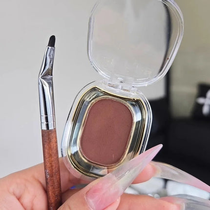 Red Brown Monochrome Eyeliner Eyeshadow Powder Palette Silky Matte Chocolate Lying Silkworm Eyeliner Waterproof Aegyo-sal Makeup