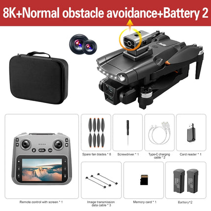 Lenovo V198MAX Drone GPS 8K HD Aerial Photography 4K Dual Camera Brushless Quadrotor Laser Obstacle Avoidance Aerial Optical toy