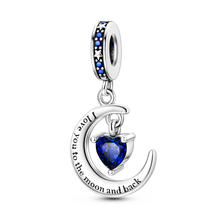 Charm Silver 925 Beads Blue Series Fit Bracelet Charms DIY Original Fashion  Pendants For Jewelry Maing