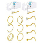 Geometric / Nose Rings & Studs / Face|20G 0.8mm|Set 6