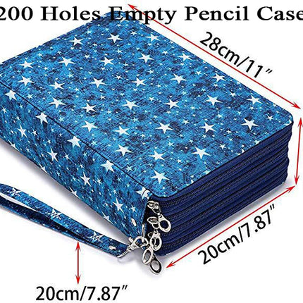 72/120/168/200 Slots School Pencil Cae for Girls Stationery Box Organizer Large Capacity Pencilcase Kawaii Pen Bag Office Pouch