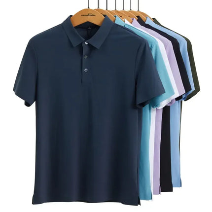 BMW BMW4S New High-quality Shop Tooling Printed Short-sleeved T-shirt Men's and Women's Same Summer Breathable Lapel Polo Shirt