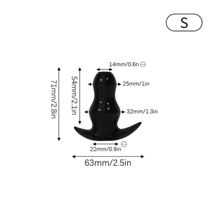 5 Sizes Hollow Anal Plug/Dilator/Dildo Soft Speculum Prostate Massager Butt Plug Set Intimate/Enema Sex Toys For Women Men Gay