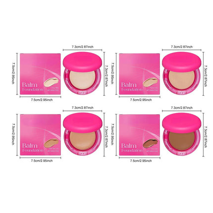 Peptide Bounce Balm Foundation Hydrating Age Defying Makeup For Mature Skin Full Coverage Waterproof Hydrating Balm Foundation