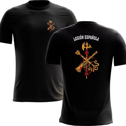 Legion Espanola Men Cotton T Shirt Vintage Military Emblem Style Casual Outdoor Trend Fashion