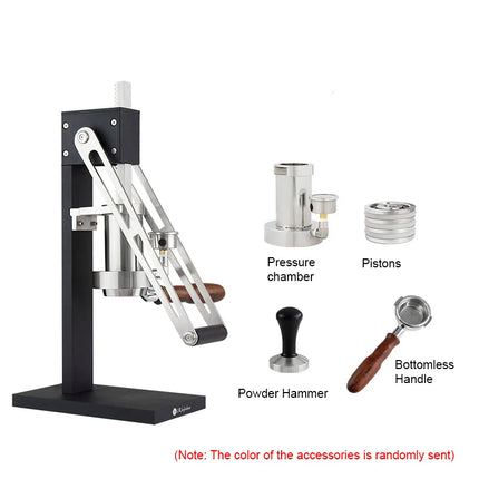 Hand Press Coffee Machine Manual Espresso Extraction Variable Pressure Lever Coffee Maker Preheating Warming Cup Function
