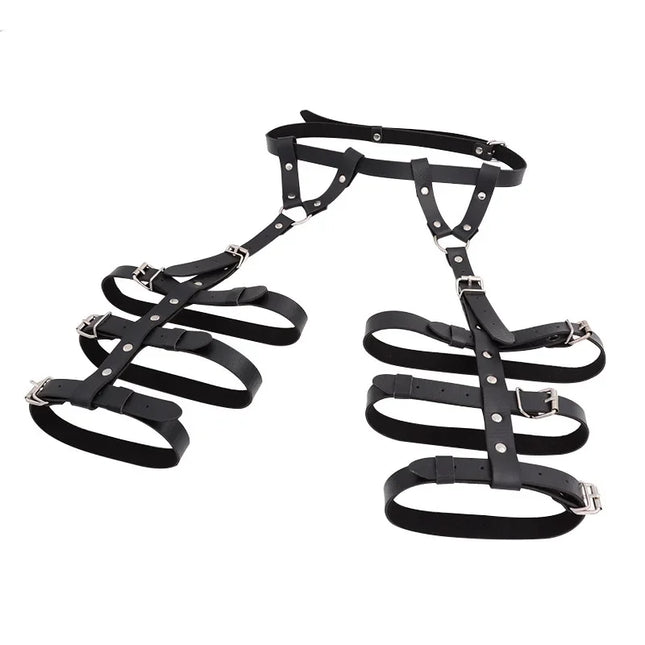 Stockings Straps Sexy Lingerie Female Straps Belt Leather Women Harness Garter Belt Suspenders Body Bondage Harness Harajuku