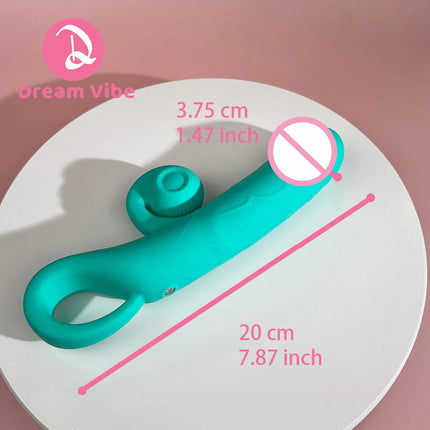 Vibra Snail Dildo Vibrator Flexible for Perfect Clit Fit Rabbit Vibrator 10 Powerful Vibrations Sex Toy Women Masturbate Massage