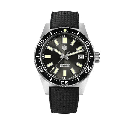 San Martin 62mas Diver Watch 39mm Classic NH35 Men Automatic Mechanical Watches Sapphire Waterproof 200m  SLN C3 Luminous SN0007
