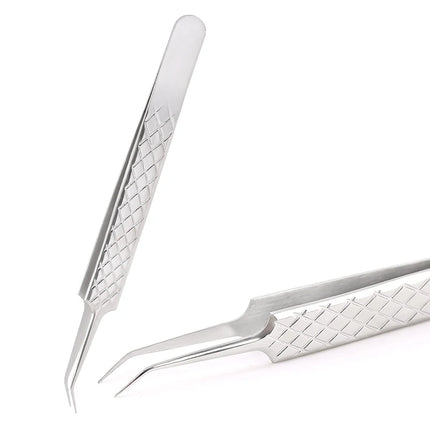 High Quality Eyelash Tweezers Ultra Fine Tip Improved for 3D 6D Lashes Extensions Tweezer Eyelash Pincette Professional Russian