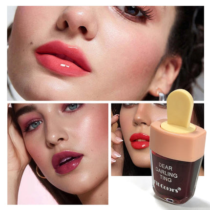 Moist Smooth Ice Cream Dyed Lipstick - Easy To Color Long-lasting Sweatproof No Cup Staining MakeupEssential Ice Cream Liptint