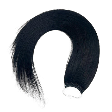 DIYOMO new Korean pure cotton 100% real human hair cotton thread double head double brush feather hair extensions for women