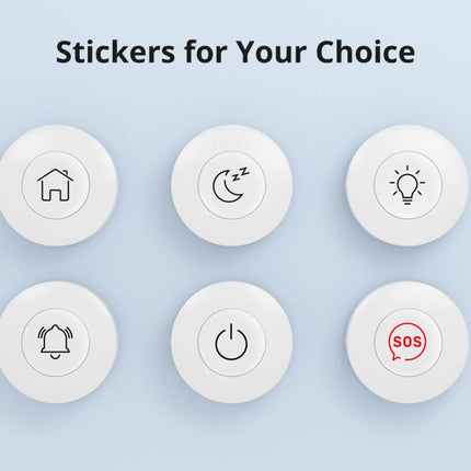 SONOFF SNZB 01P Zigbee Smart Button, Wireless Remote Control for Lights & Scenes, Single/Double/Long Press for Home Assistant