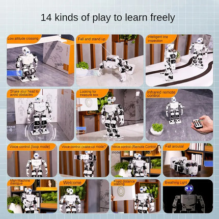 17 DOF Humanoid Robot Tonybot Arduino AI STEM / Robot Humanoïde 17 DOF Tonybot Arduino IA STEM