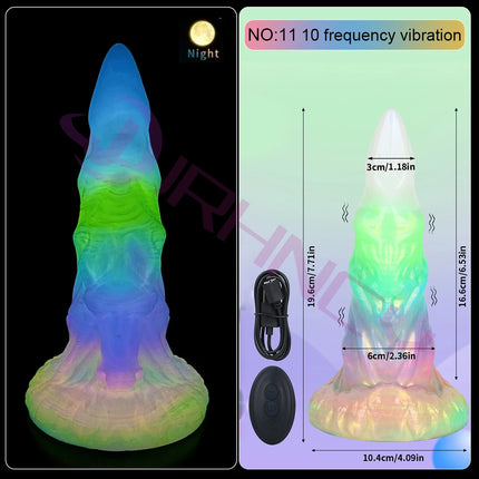 Vibrator Anal Dildos for Women Masturbator Consolador Silicone 10 Frequency Vibrador Anal Plug 18+ G Spot Clitoral Stimulator