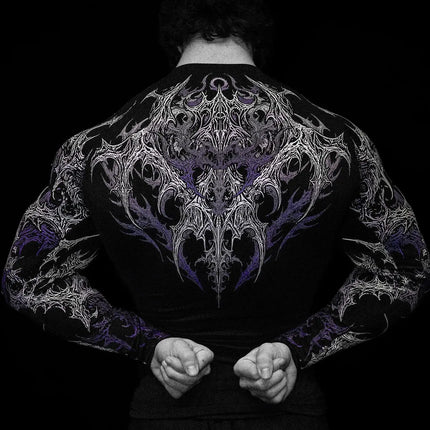 2026 New Dragon Awakening Pattern Gym Long Sleeve Top for Spring and Summer Running Swimming Weightlifting Fitness Clothes