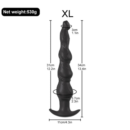 Anal Plug Soft Silicone Anal Butt Plug Stimulator Adult Sex Toys for Men Women Prostate Massager G-Spot Anal Dilation Trainer