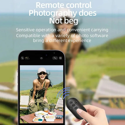 Bluetooth 5.0 Remote Controller Wireless Controller Button for Mobile Phone Selfie Shutter Release Tik Tok e-book Page Turning