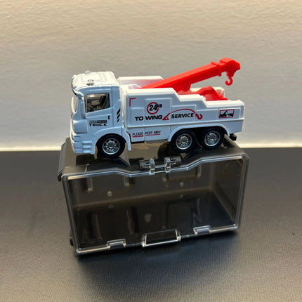 Alloy Engineering Vehicle Toys for Kids 1:64 Diecast Excavator Mixer Dump Truck Model Car with Display Box Boys Collectible Gift