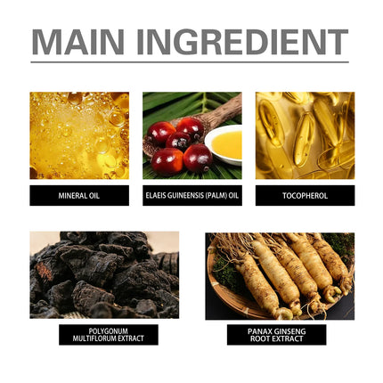He Shou Wu Ginseng Hair Essence Improves Follicle Health Strengthens Hair Roots Nourishing Hair Care Essence Set
