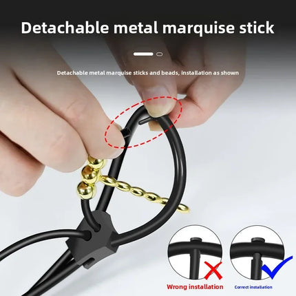 SM Electro Shock Penis Plug Ring Electric Stimulate Massage Horse Eye Stick Cockring Glans Trainer Horse Eye Stick Sex Toy