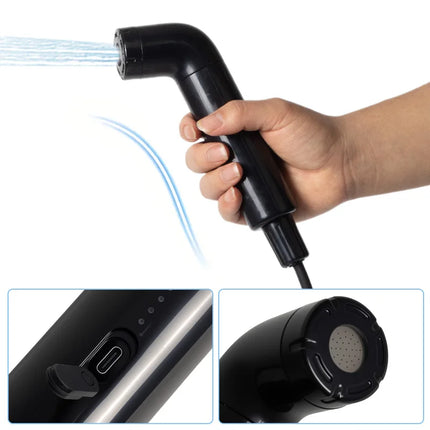 2.5L Portable Electric Bidet Sprayer, IPX6 Waterproof Rechargeable Handheld Hygiene Shower for Travel Camping Outdoor Cleaning