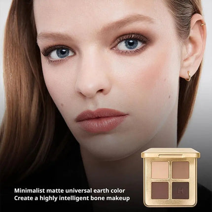 NEW Hour/glass 4-Color Eyeshadow Palette Matte Minimalist Idealist Realist Colors Lasting Pearlescent Fine Flash Eyeshadow