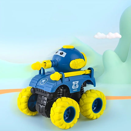 360 ° stunt rotating off-road toy, durable and impact resistant, bi-directional friction driven truck, suitable for children