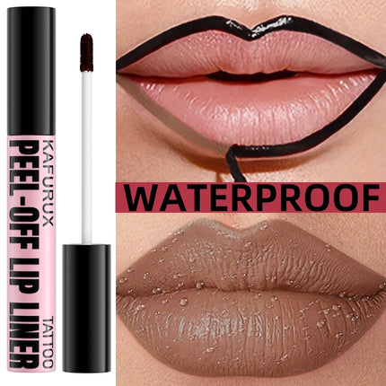 7 Colors Waterproof Peel Off Lip Stain Reveal Long Lasting Pink Red Lip Tint Transfer Proof Natural Lip Glaze Makeup Gifts